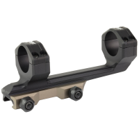 Christensen Arms 1 Piece Cantilever Mount, Black, Anodized, Fits 1" Tubes, 0 MOA