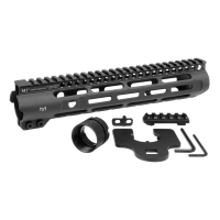 Midwest Industries 10.5"Slim Line Free Float M-LOK Handguard, Black - MI-SLH10.5