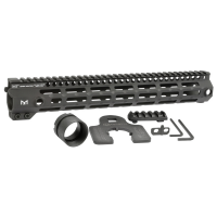 Midwest Industries 1-Piece G4 Free-Float Handguard 13.37" for AR-15, Black - MI-G4M13.375