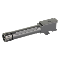 True Precision Threaded Barrel, 9mm, for Glock 26, Black DLC Finish, Includes Thread Protector