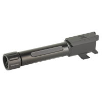 True Precision Threaded Barrel 9mm for Springfield Hellcat, Black - TPSHCBXTBC