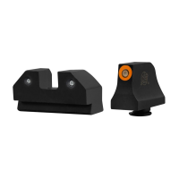 XS Sights R3D Night Sight, Suppressor Height, Orange Dot, Glock 43, 43X