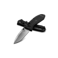 Benchmade Mini Presidio II Ultra Drop Point Folding Knife, 3.2", Black - 575-1