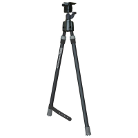 Primos Trigger Stick Gun Mounted Bipod Medium - Black/Gray, Ideal for Bolt Action Rifles - 65826