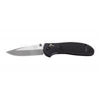 Benchmade Griptilian Drop Point Folding Knife, Black/Satin - 551-S30V