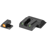 Meprolight Hyper-Bright, Tritium Sight Set, Orange Front/Green Rear, Fits S&W M&P Shield