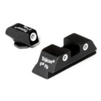 Trijicon GL04:  3 Dot Green Front & Green Rear Night Sights For Glock