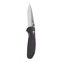 Benchmade Mini Griptilian 2.91" Drop Point Folding Knife, Satin - 556-S30V