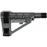 SB Tactical Adjustable 5 Position Arm Brace No Buffer Tube, Black - SBA4X-01-SB