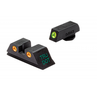 Meprolight Tru-Dot Front/Rear Night Sight Set for Glock 17/19/22/23/31-35/37/38 Pistols - ML10224O