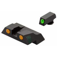 Meprolight Tru-Dot Front/Rear Night Sight Set for Glock 26/27 Pistols, Green Orange - ML10226O