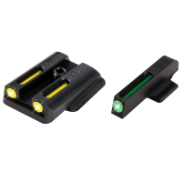 TruGlo Brite-Site TFO Sight Set for Ruger LC Pistol, Green Front/Yellow Rear - TG131RT2Y