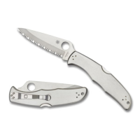 Spyderco Endura 4 Drop Point Folding Knife, 3.85", Fully Serrated Edge - C10S