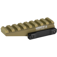 Unity Tactical FAST Optic Riser Flat Dark Earth Picatinny FST-ORF