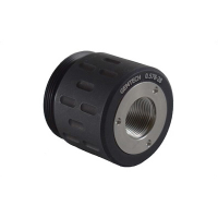 Gemtech GM-45/Blackside 9mm 1/2x28 Threaded Rear Mount Adapter, Black - 12196