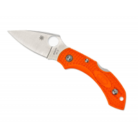 Spyderco Dragonfly 2 Plain Edge Knife, Orange - C28POR2