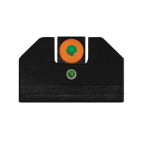 XS Sights F8 Green Front And Rear Dot Night Sight Set For Glock 17/19/22/23/24/26/27/31/32/33/34/35/36/38 - GL-F006P-5