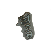 Hogue G10 Grips For Ruger LCR, G-Mascus Black/Gray - 78167