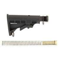 LBE Unlimited AR-15 Complete Stock Kit, Black - MILSTKKT