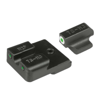 TruGlo Tritium Pro Front/Rear Night Sight Set for H&K P30, White - TG231H1W