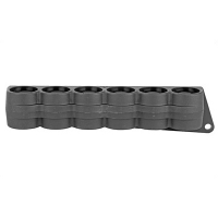 Mesa Tactical SureShell Carrier 6-Shell Side Saddle, Fits 12 Ga Mossberg 500, 12 Gauge, Black - 94750