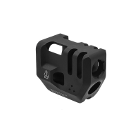 Strike Industries Mass Driver Compensator for Glock 19 Gen 4 Pistol, Black - G4MDCOMPC