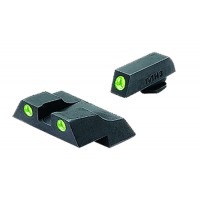 Meprolight Tru-Dot Fixed Front/Rear Night Sight Set for Glock 26/27 Pistol, Green - ML10226