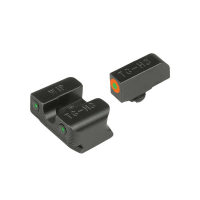 TruGlo Tritium Pro Sight Front/Rear, Green/Orange/Green - TGTG231W1C