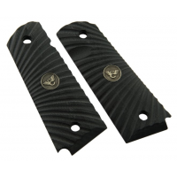 Wilson Combat 1911 Grips, Full-Size, Black G10, Starburst Pattern - 351AAFS