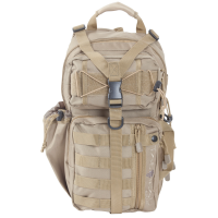 Allen Lite Force Tactical Backpack, 18" x 9.75" x 7.5", Tan - 10855