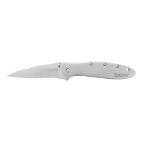 Kershaw Leek, Assisted Folding Knife, Fine Edge, Sliver - 1660