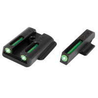 TruGlo Brite-Site TFO Sight Set for Ruger LC Pistol, Green Front/Rear - TG131RT2