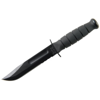 KA-BAR Full-size  Serrated Edge Black Knife 2-1212-3