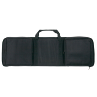 Bulldog Cases Extreme Tactical MSR Rectangle Discreet Rifle Case, 35", Black w/ Black Trim - BD470-35