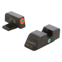 AmeriGlo i-Dot Sight Set Front/Rear, Green/Orange/Green - SG-201