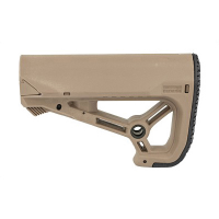 FAB Defense AR-15 Buttstock Small/Compact Design Fits Mil-Spec And Commercial Tubes, FDE - FX-GLCOREST