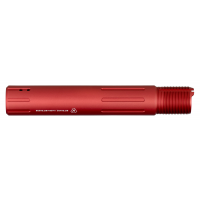 Strike Industries AR Carbine Pistol Buffer Tube, Red - ARCARPRESLICKRED