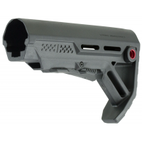 Strike Industries MOD1 Polymer Strike Stock, Black/Red - VIPER-ES-MOD1BK-RED