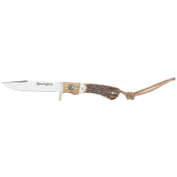 Remington Guide Skinner Fixed Blade Knife, Brown/Silver/White - 15655