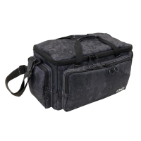 Girls with Guns Midnight PU Leather Range Bag Medium, Black/Shade Blackout Camo - 70639