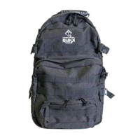 Rukx Gear Tactical 600D Polyester 3 Day Backpack - Black for Extended Missions - ATICT3DB