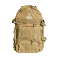 Rukx Gear Tactical 600D Polyester 3 Day Backpack - Tan for Extended Tactical Adventures - ATICT3DT