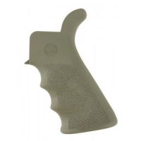 Hogue Overmolded AR-15 Beavertail Pistol Grip with Finger Grooves OD Green 15021