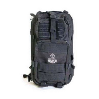 Rukx Gear Tactical 600D Polyester 1 Day Bag - Black Tactical Convenience - ATICT1DB