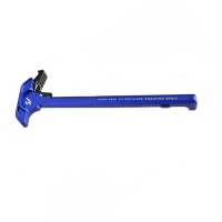 Strike Industries Charging Handle W/ Extended Latch, Blue - SI-ARCH-EL-BLU