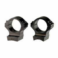 Browning 1" Standard Aluminum Alloy Lightweight 2-Piece Integrated Scope Ring, Matte Black - 12501