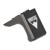 GrovTec G-Stop Reversible Hand Stop/Barricade Stop, Black Oxide