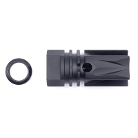 LBE Unlimited Flash Hider, 223 Remington/556NATO, 1/2x28 Thread Pattern, Black