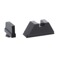 AmeriGlo Tall Suppressor X-Large Front/Rear Height Sight for All Glock Pistols, Black - GL429