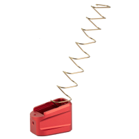 Strike Industries Mag Extension, Extended Aluminum Mag Plate, Red